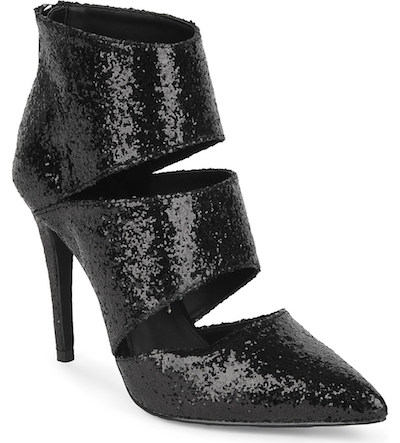 Glitter Strappy Pumps