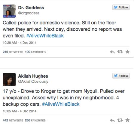 #AliveWhileBlack