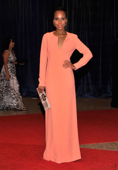 Kerry Washington attends the 2012 White House Correspondents Dinner