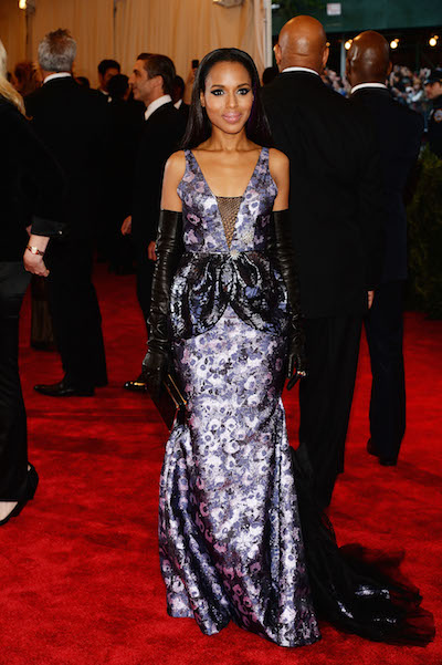 Kerry Washington attends the 2013 Met Gala