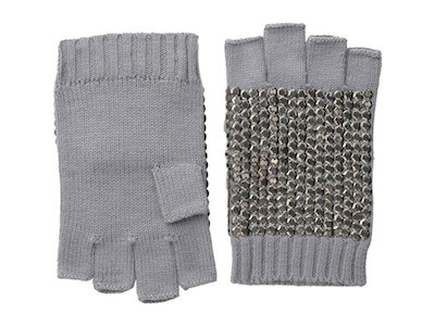 Sequin Fingerless Gloves