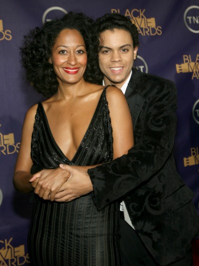 Tracee Ellis Ross and Evan Ross