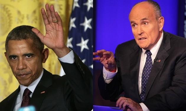 President Obama & Rudy Guiliani