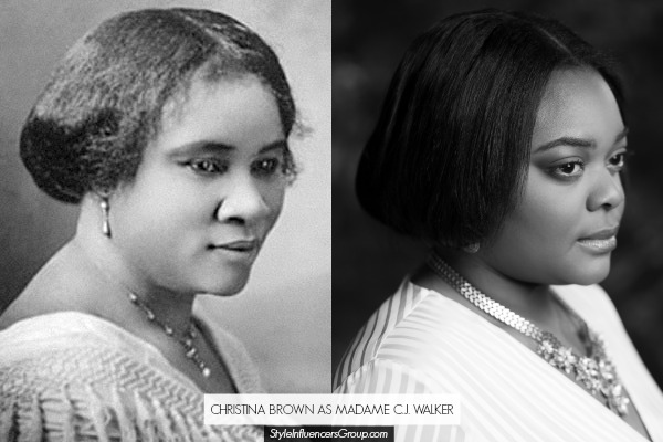 Style Influencers Group Co-Founder Christina Brown as Madame C.J. Walker