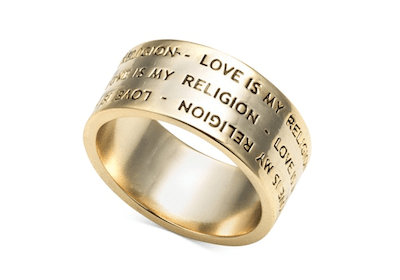 Love is My Religion Ring