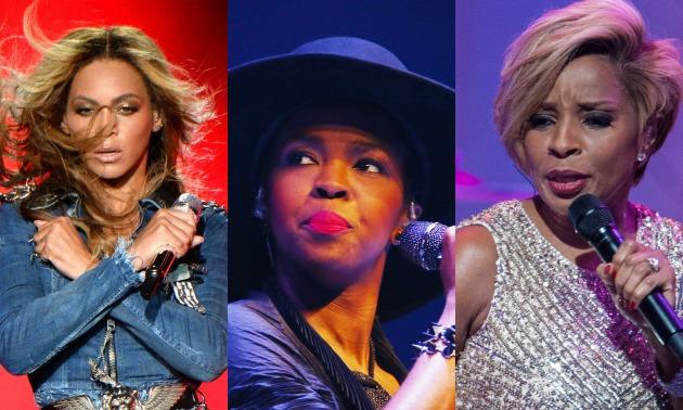 Beyonce, Lauryn Hill, Mary J. Blige