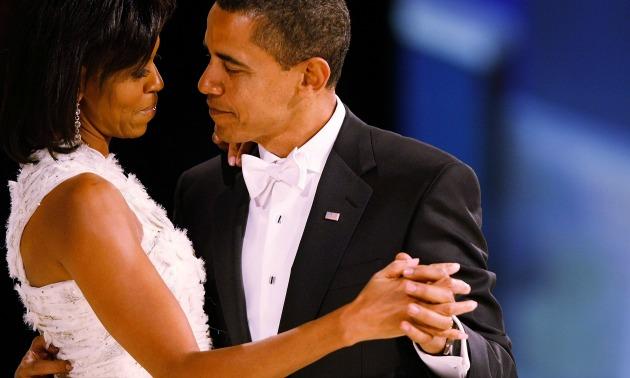 Barack & Michelle Obama’s first dance, Jan. 20, 2009.