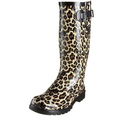Leopard Rain Boots