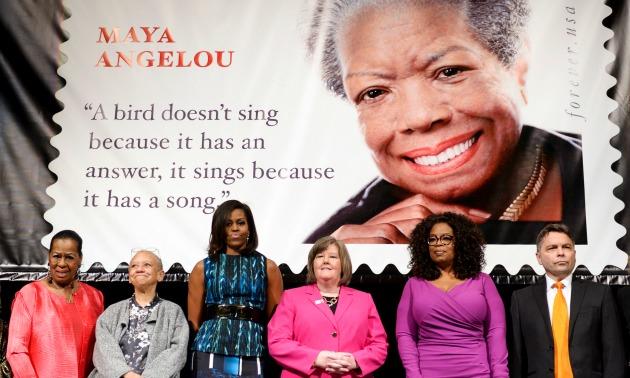 Maya Angelou Forever Stamp Dedication