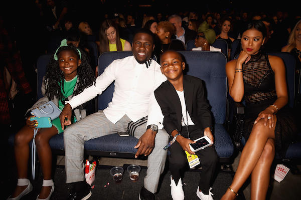 Kevin Hart and family