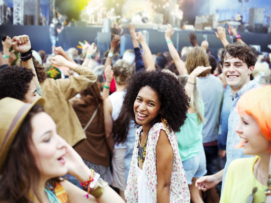 Women at Music Festival