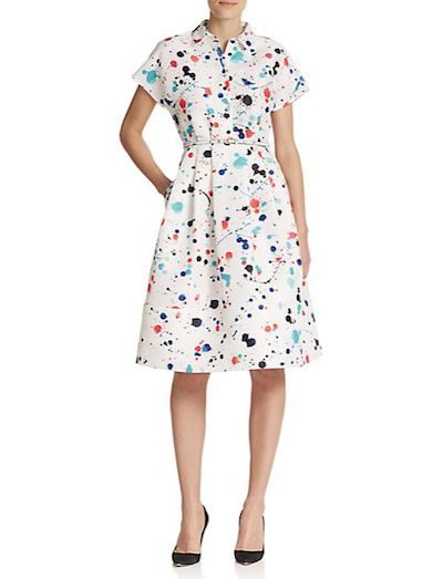 Paint Splatter Shirtdress