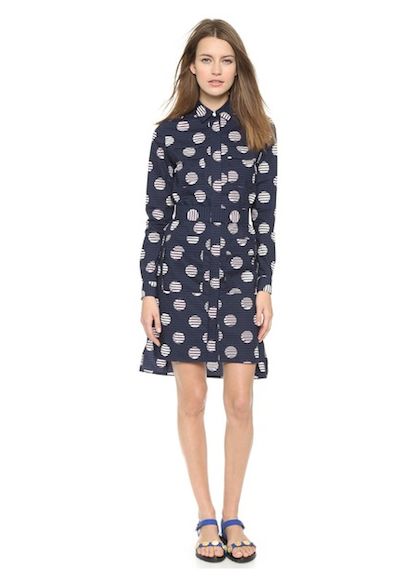 Polka Dot Shirtdress