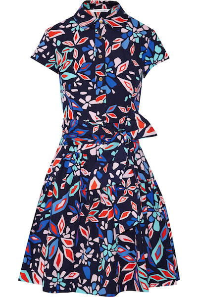 Floral Print Shirtdress