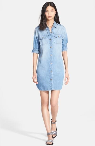 Denim Shirtdress