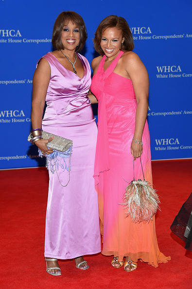Gayle King and Kirby Bumpu