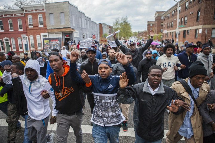 Freddie Gray Protest in Baltimore