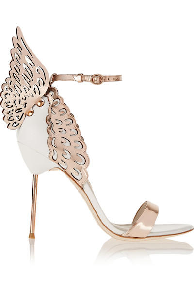 Metallic Winged Sandals
