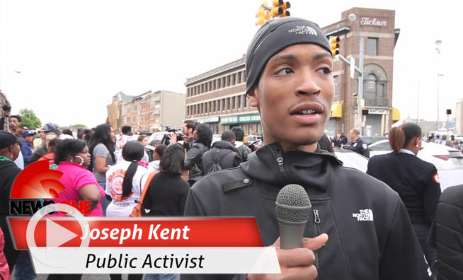 Joseph kent newsone interview Baltimore coverage