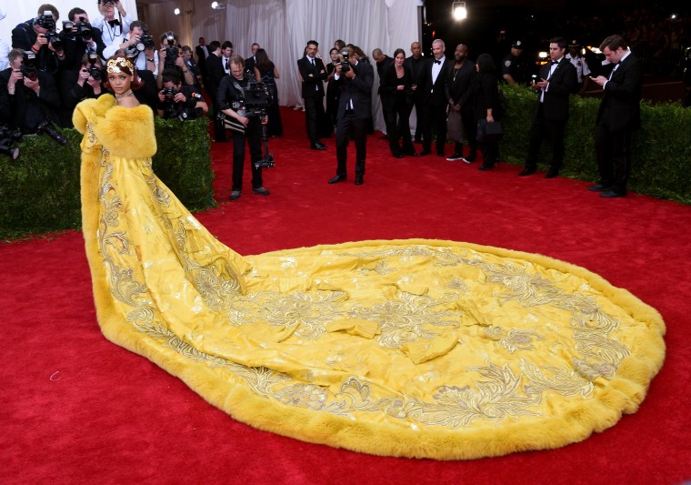 Dramatic Yellow For The Met Gala
