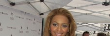 Beyonce In Blue Dress