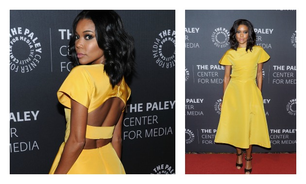 Gabrielle Union Yellow Gown