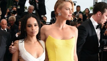 Zoe Kravitz and Charlize Theron At Cannes