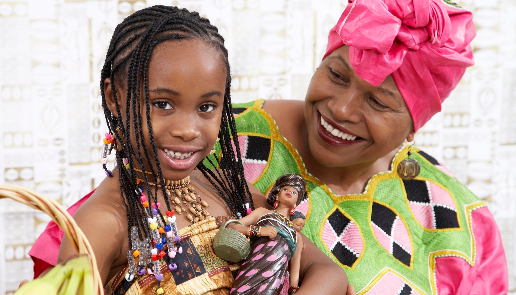 Natural Doll, Mom & Daughter