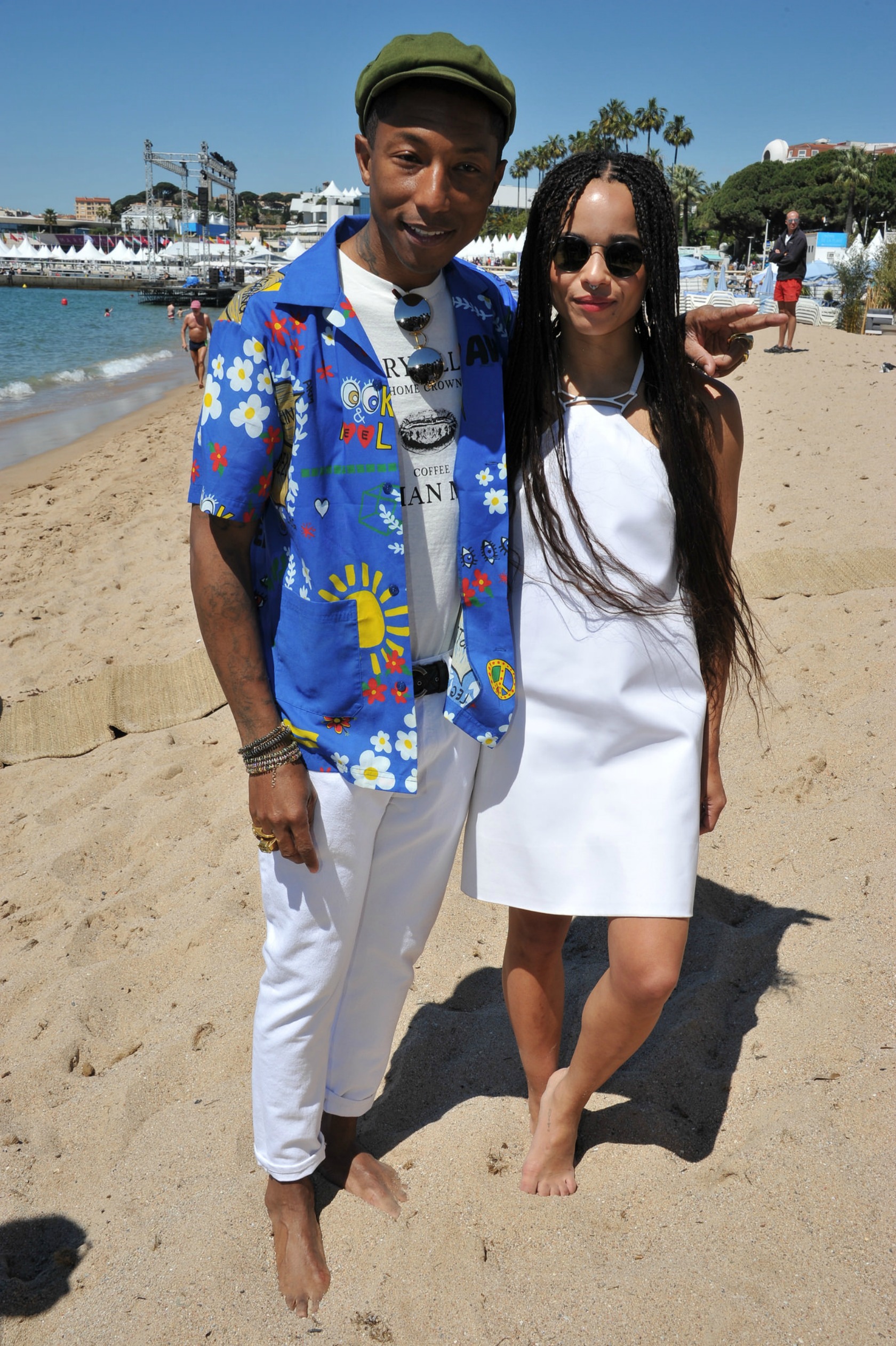 Pharrell Williams & Zoe Kravitz