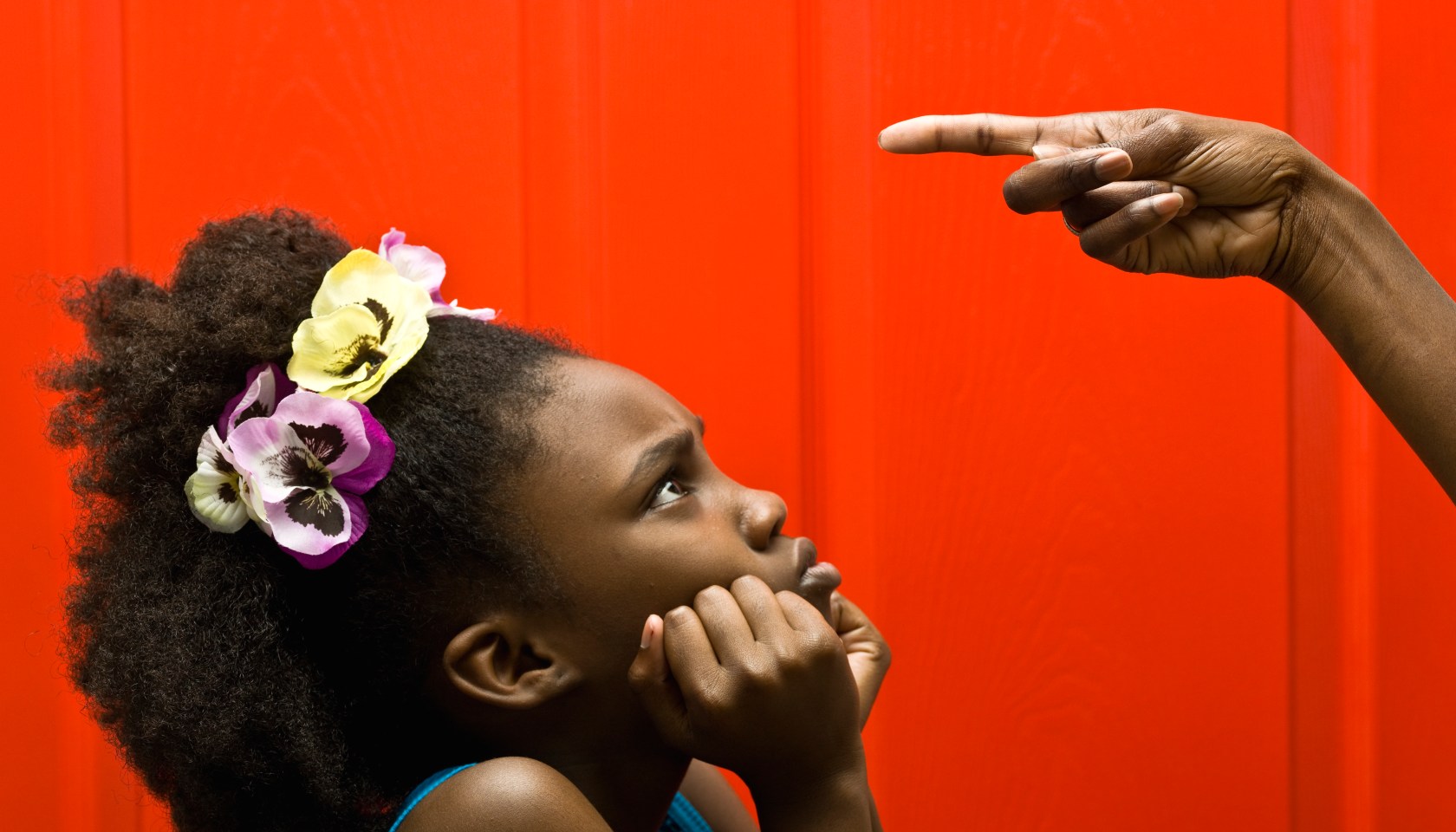 Scolding the child
