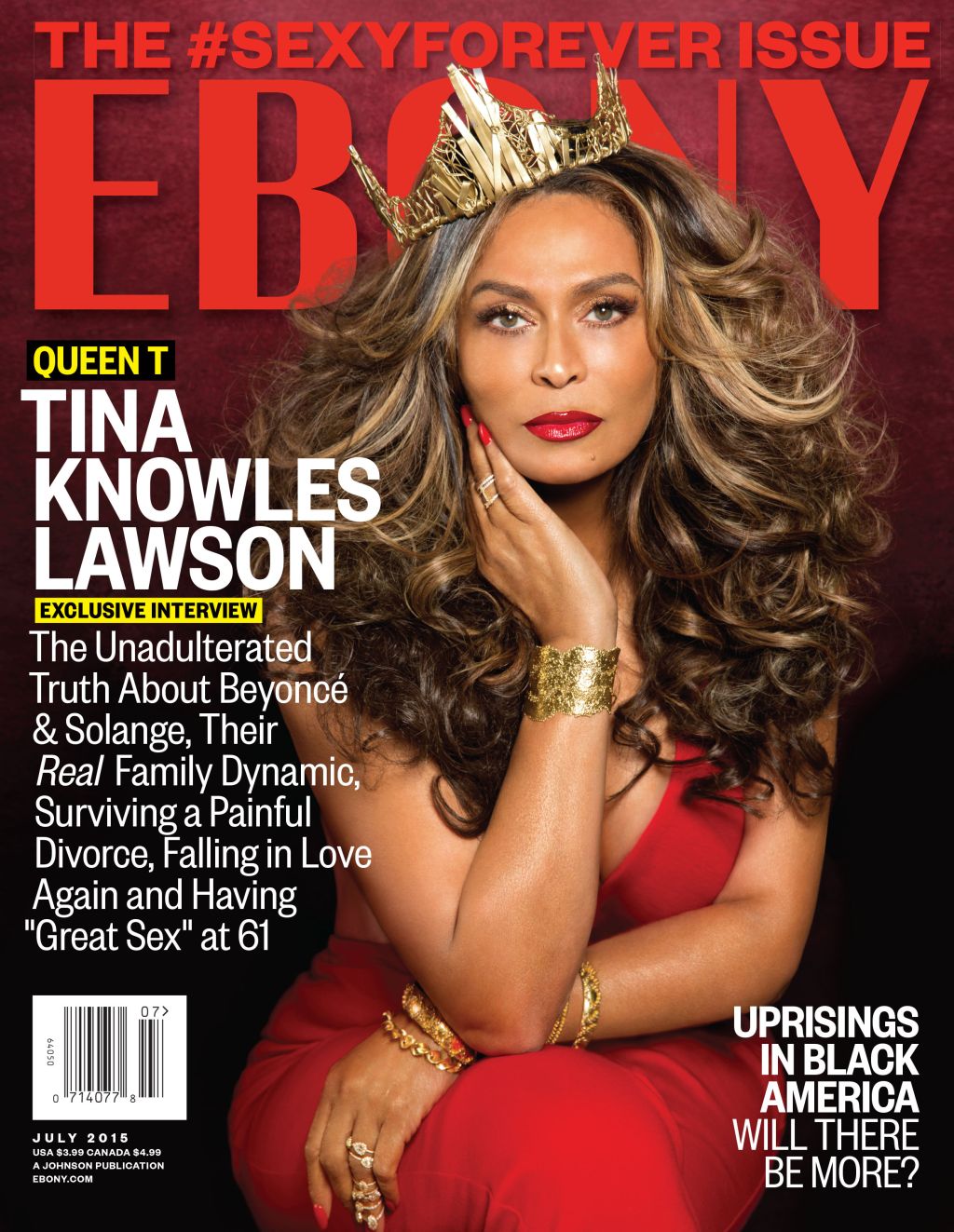 Tina Knowles Ebony Cover