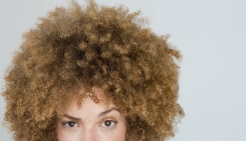 Black woman raising her eyebrow