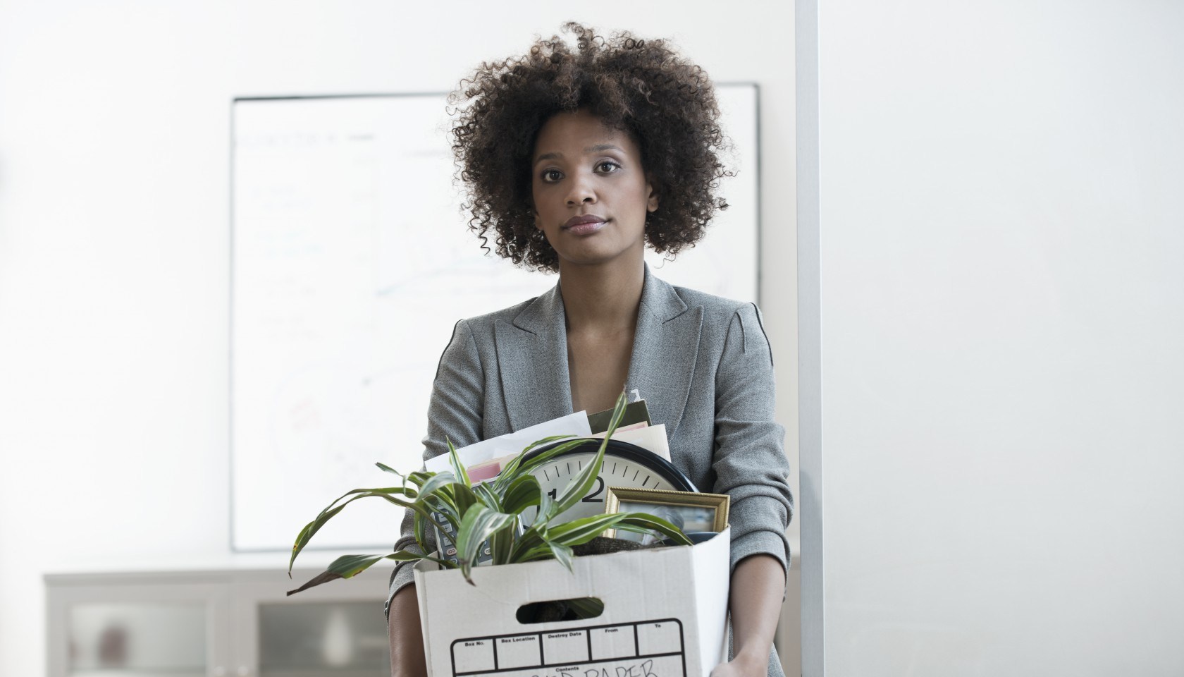 Black woman unemployed
