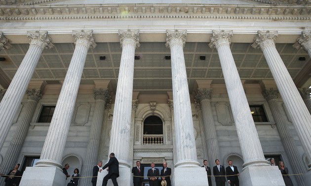 Charleston Church Shooting Victim Sen. Pinckney Lies In Repose At South Carolina Capitol