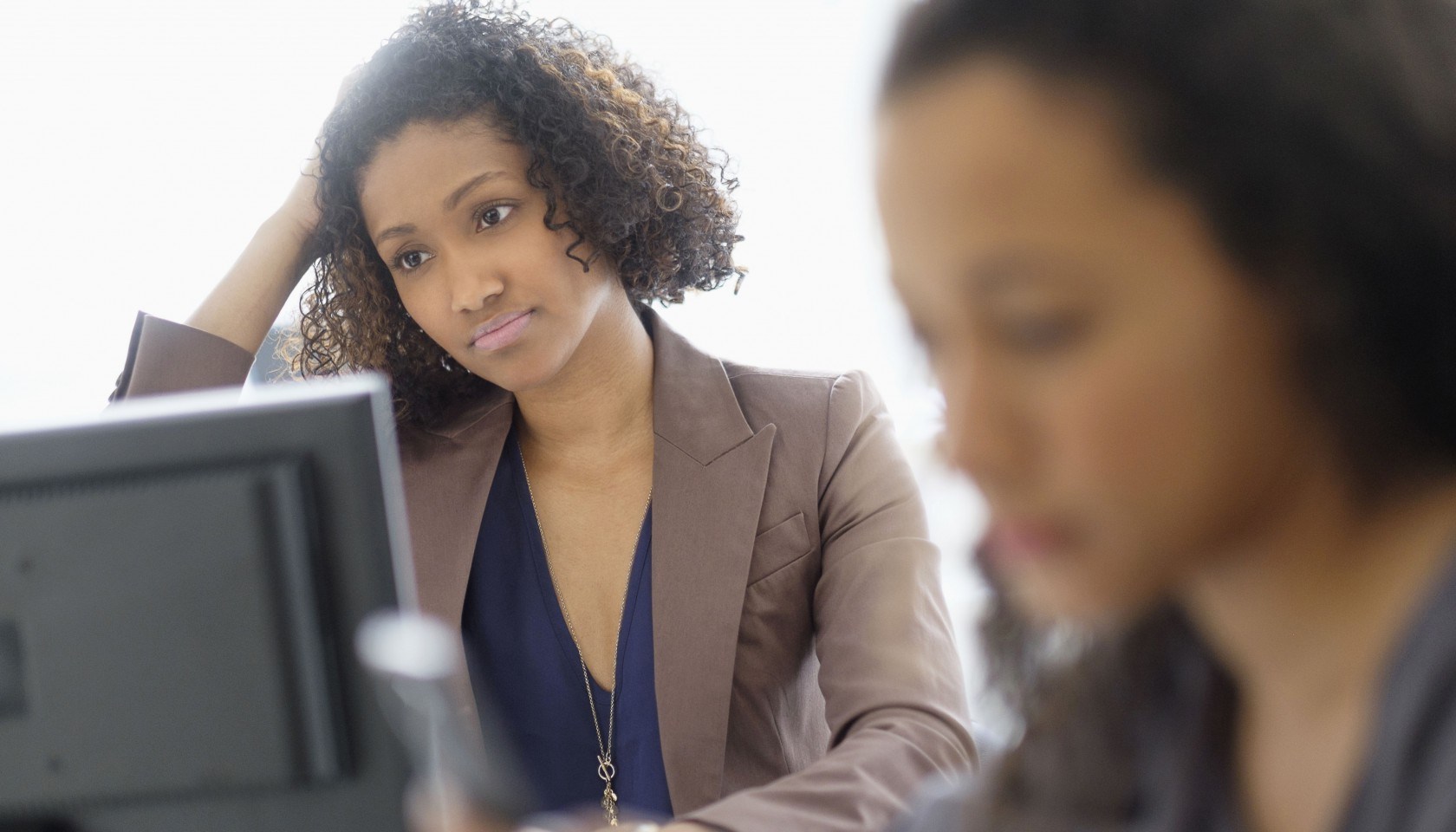 Businesswomen working in office