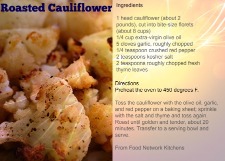 Roast cauliflower