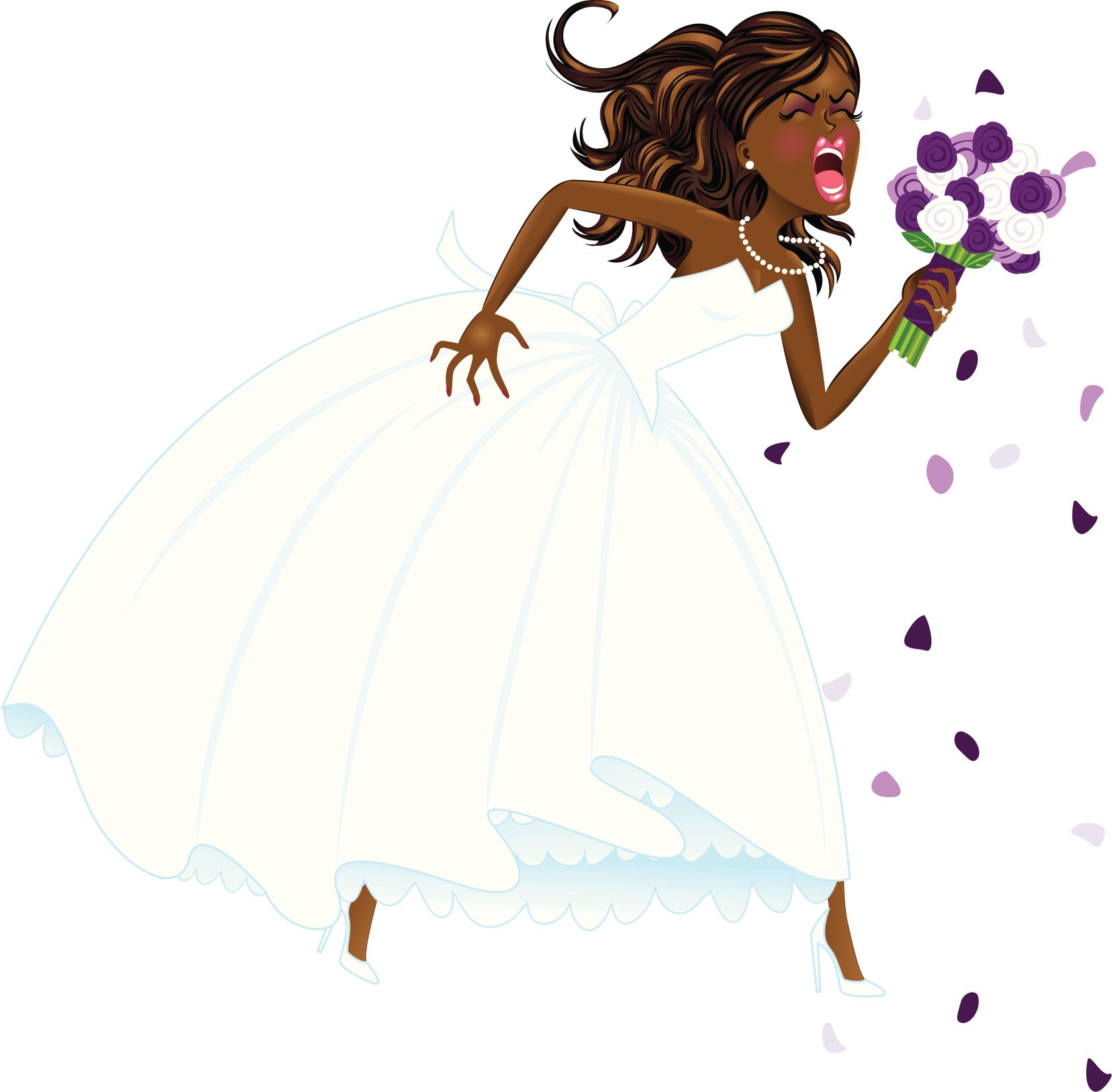 African American Bridezilla