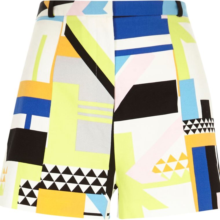 Geo Print Shorts
