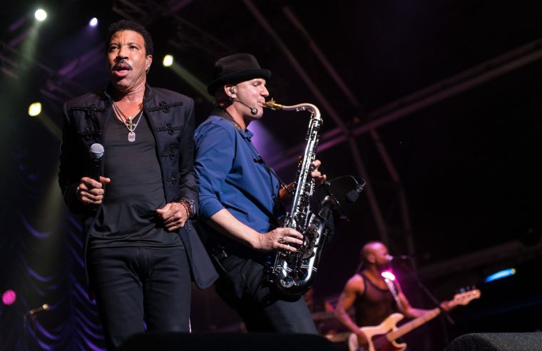 Lionel Richie Hit The Stage At The Henley Festival