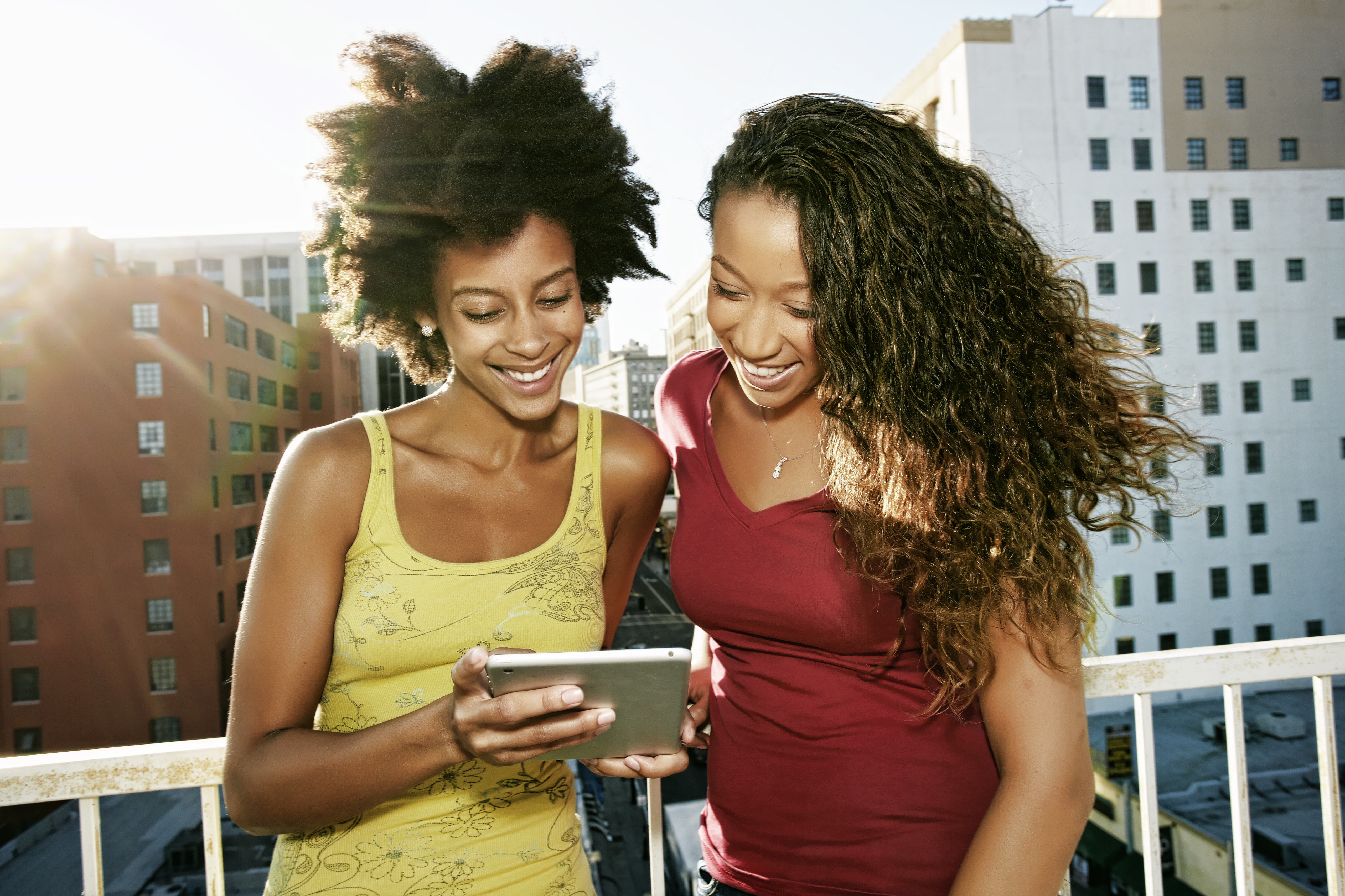 Women on Tablet