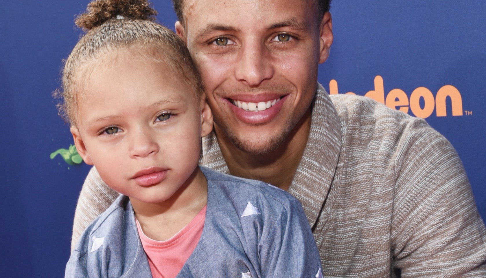 Riley And Steph Curry 2015 Kids Choice Awards