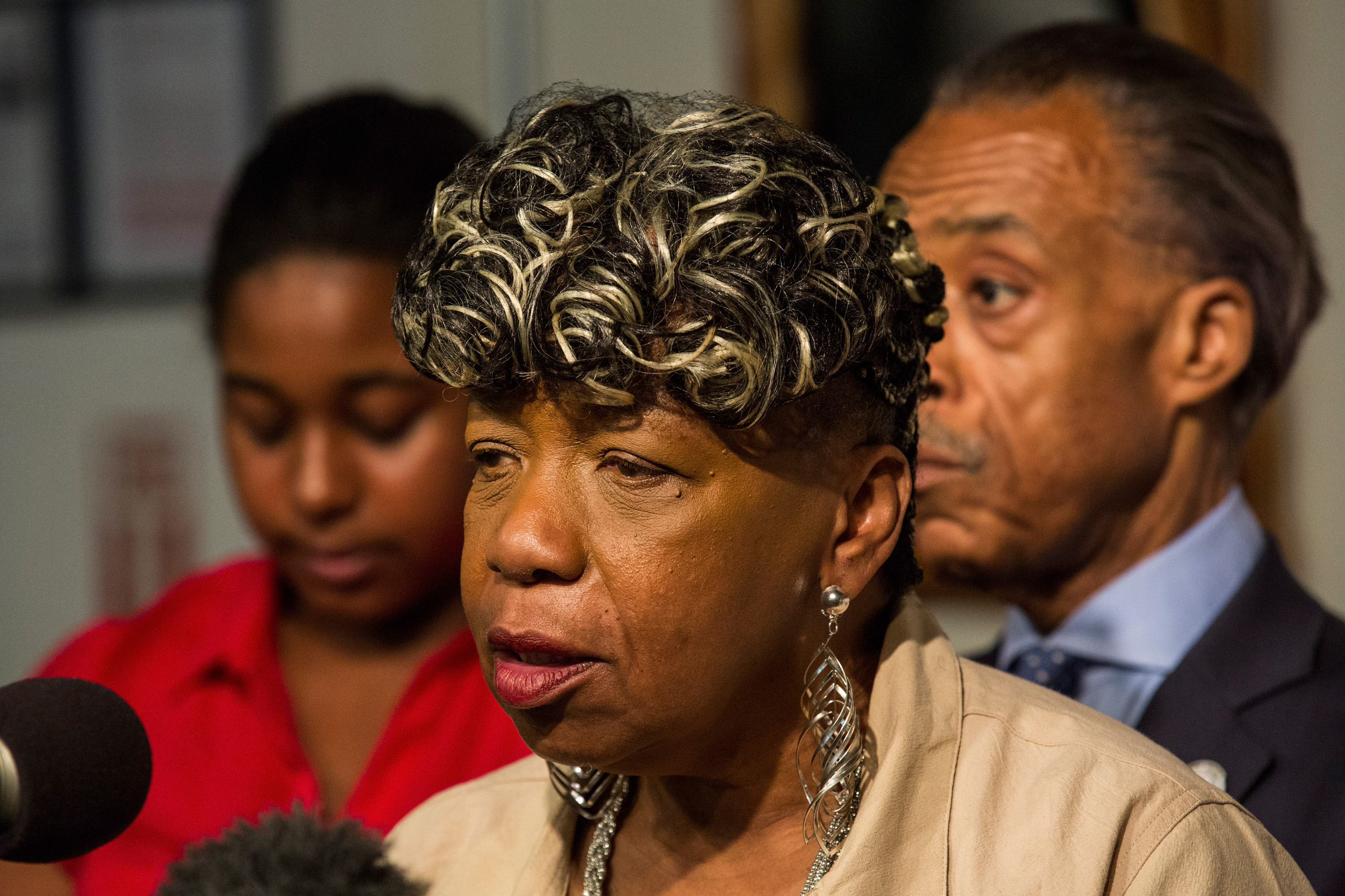 Family Of Police Chokehold Death Victim Eric Garner Hold News Conference