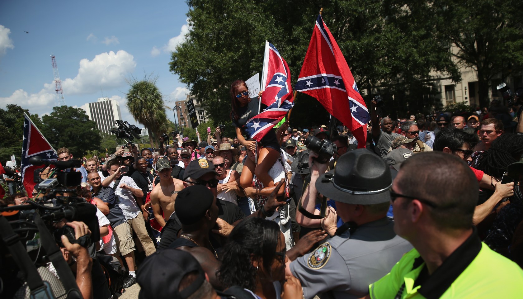 Ku Klux Klan Holds Rally Outside South Carolina Statehouse