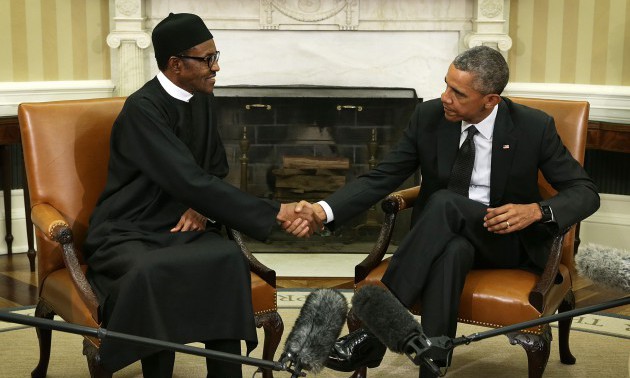 President Obama Meets With Nigerian President Buhari At White House