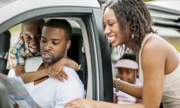 Family Planning their Driving Route