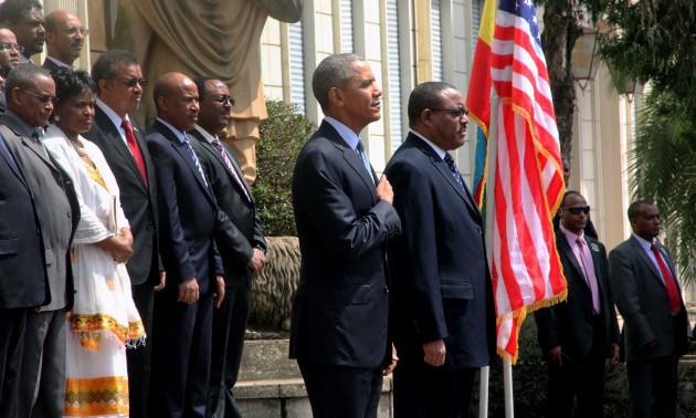 US President Barack Obama in Ethiopia