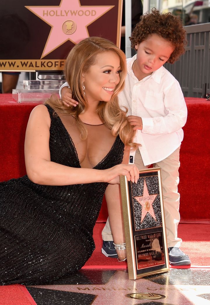 Mariah Carey Sparkles At Hollywood Star Ceremony