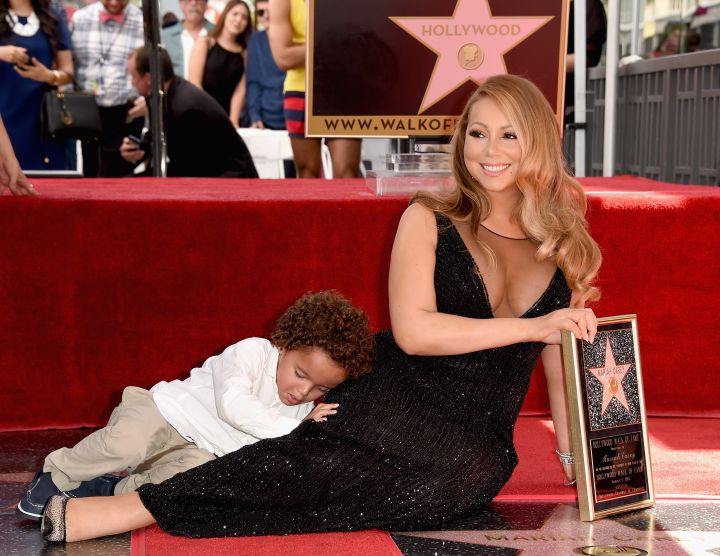 Mariah Carey Sparkles At Hollywood Star Ceremony