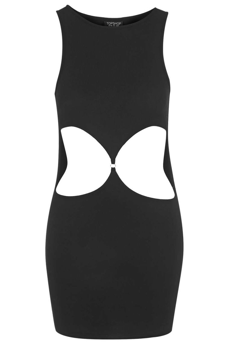 Midriff Cutout Dress