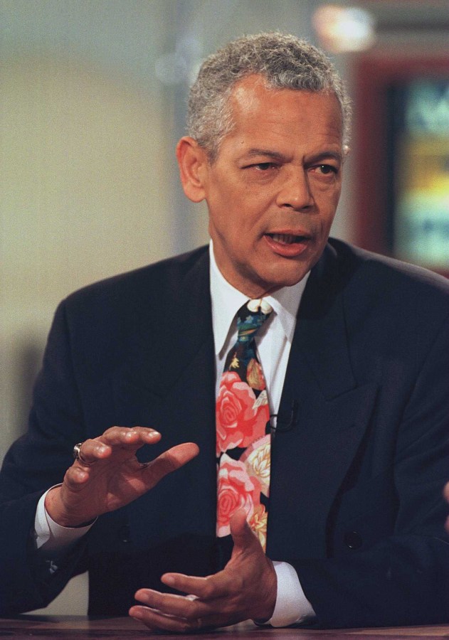 Long-time civil rights activist Julian Bond